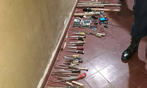 Incautan armas blancas, lanzas y celulares en penal de San Pedro - OviedoPress