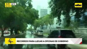 Video: Recorrido para llegar a oficinas de Gobierno - ABC Noticias - ABC Color