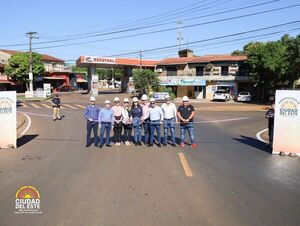 Inauguran obra asfáltica concretada con su propia planta - Noticde.com