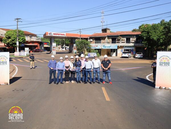 Inauguran obra asfáltica concretada con su propia planta - Noticde.com