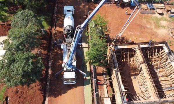 Avanza construcción de Planta de Tratamiento de Efluentes en Centro Ambiental Tekotopa