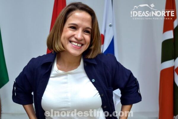 Lea Giménez compartió sus ideas con integrantes de la Cámara de Comercio, Industria, Turismo y Servicios de Pedro Juan Caballero