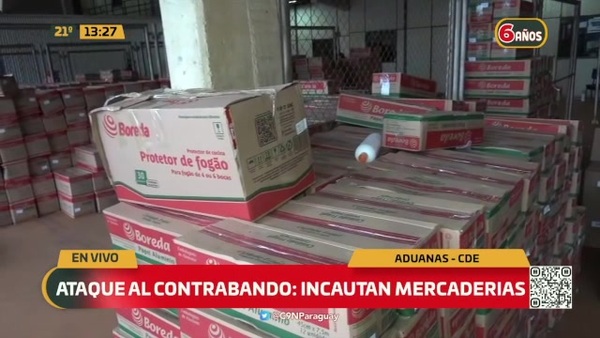 Incautan mercaderías en Ciudad del Este - C9N