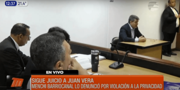 Sigue el juicio a Juan Vera, querellado por Menchi Barriocanal | Telefuturo