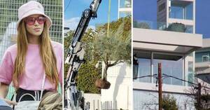 Shakira llevó hasta el árbol de su ex casa de Barcelona