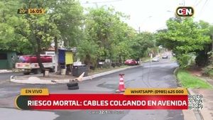 Riesgo Mortal: Cables colgando en Avenida - C9N