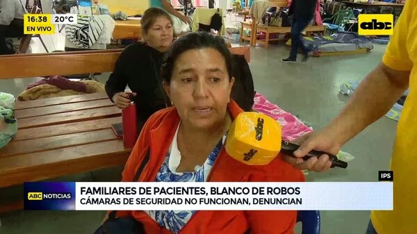 Video: Familiares de pacientes, blanco de robos  - ABC Noticias - ABC Color