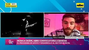 Video: Música Okápe, abre convocatoria a bandas - Ensiestados - ABC Color