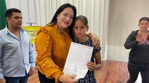 PJC: 320 familias del asentamiento San Miguel recibieron sus certificados de ocupación