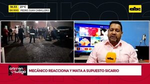 Video: Mecánico reacciona y mata a supuesto sicario  - Crimen y castigo - ABC Color