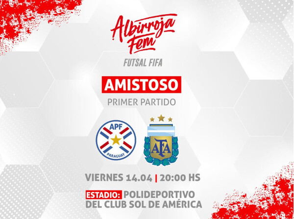 La Albirroja se mide ante Argentina - APF