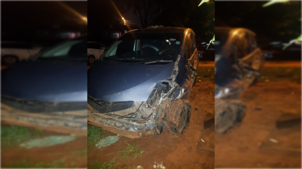 Se llevaron cosas ajenas de una casa pero, en la huida, volcaron con un vehículo