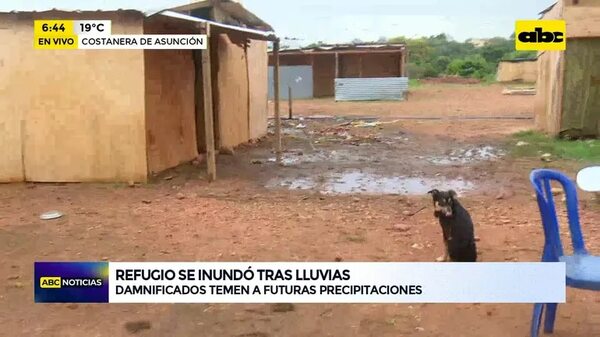 Video: Refugio se inunda durante los días de lluvia - ABC Noticias - ABC Color