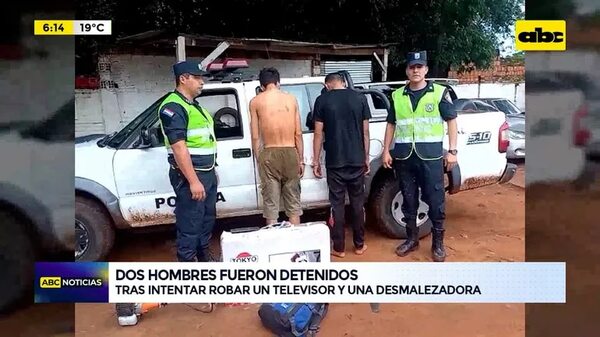 Video: Dos hombres fueron detenidos - ABC Noticias - ABC Color