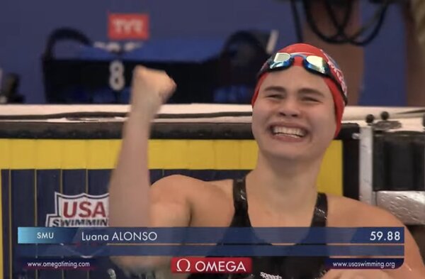 Luana Alonso, récord nacional en los 100 metros mariposa femeninos | 1000 Noticias
