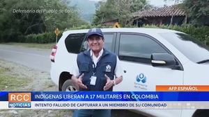 Indígenas liberan a 17 militares retenidos en suroeste de Colombia