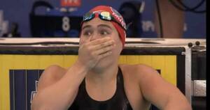 La Nación / ¡Rompió un récord! Luana Alonso logró bajar del minuto en los 100m mariposa