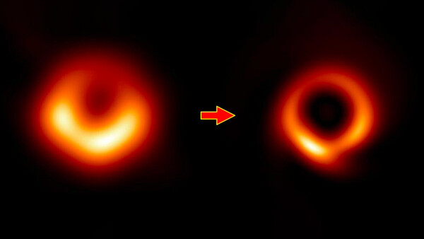 Diario HOY | Inteligencia artificial da más detalles a la icónica imagen de un agujero negro