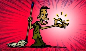 El país donde un limpiador debe pagar por prestar su servicio de aseo