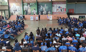 Sentata estudiantil de instituciones católicas en reclamo al MEC - OviedoPress