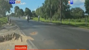Yaguarón: Lamentable estado de la ruta PY01 apeligra a conductores - Noticias Paraguay