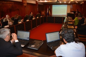 Habilitan oficialmente nueva sala de sesiones del Consejo Superior Universitario de la UNE - Noticde.com