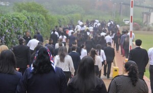 Realizan con éxito ejercicio de evacuación del Palacio de Justicia