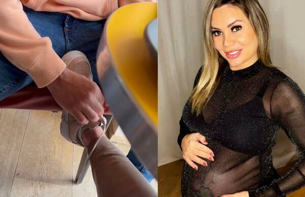 Dahiana Bresanovich ya no puede atarse los cordones