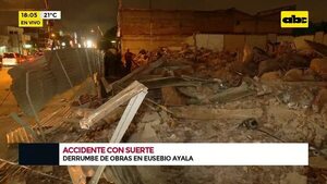 Video: Derrumbe de obras en Eusebio Ayala - Crimen y castigo - ABC Color