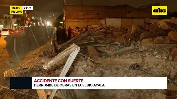 Video: Derrumbe de obras en Eusebio Ayala - Crimen y castigo - ABC Color