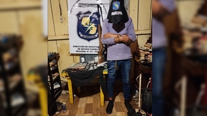 Allanamiento en Encarnación: incautan drogas, armas y detienen a presunto distribuidor