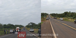 MOTOCICLISTA PERDIÓ LA VIDA EN UN ACCIDENTE DE TRÁNSITO EN GENERAL ARTIGAS  - Itapúa Noticias