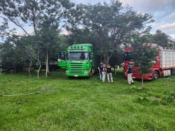 Operativo A Ultranza: Tres tractocamiones incautados y dos detenidos en Nueva Italia
