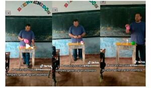 Profesor concepcionero se destaca por su creativa forma de enseñar