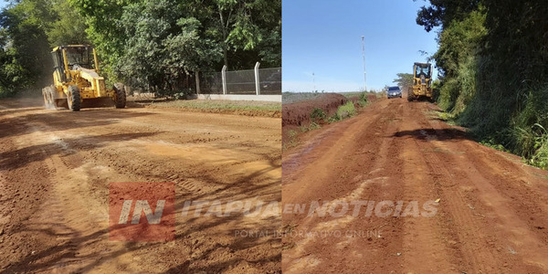 SIGUEN REPARACIONES DE CAMINOS VECINALES EN SAN PEDRO DEL PARANÁ - Itapúa Noticias