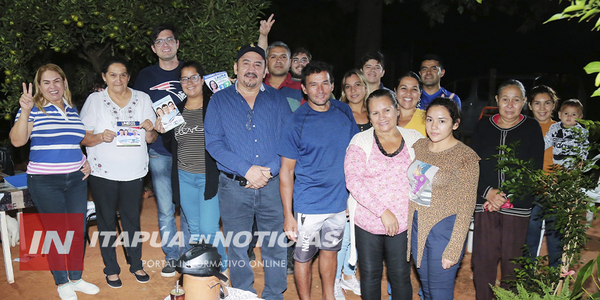 EDGAR ORTIZ TRABAJA ARDUAMENTE PARA LLEGAR A SER SENADOR NACIONAL - Itapúa Noticias
