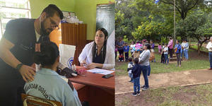  SE REALIZÓ JORNADA DE ATENCIÓN MÉDICA, VACUNACIÓN Y ENTREGA DE MEDICAMENTOS EN CARMEN DEL PNÁ. - Itapúa Noticias