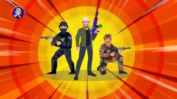 Un videojuego en el que Nayib Bukele persigue a pandilleros - C9N