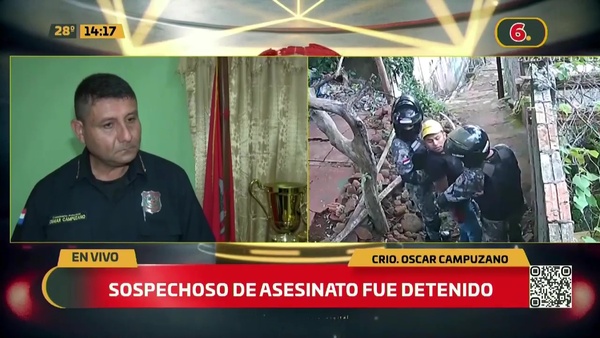 Sospechoso de asesinato fue detenido en CDE - C9N