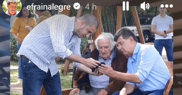 La Nación / Alegre utiliza a Pepe Mujica para promocionarse políticamente