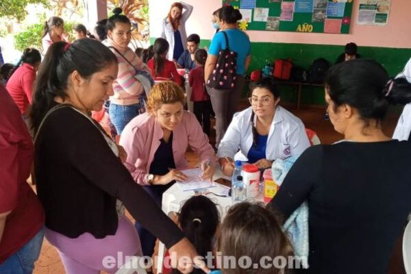 UCP en Acción: Escuela Braulio Mendoza Areco favorecida por el proyecto de extensión universitaria con atención médica básica