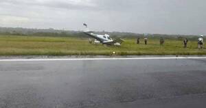 La Nación / Alegre sufrió un percance aéreo en Luque