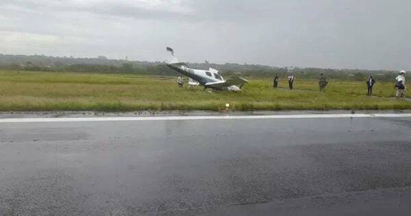 La Nación / Alegre sufrió un percance aéreo en Luque