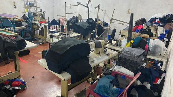 Fiscalía allana fábrica textil en Ciudad del Este por presunta imitación de marcas