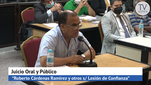 Roberto Cárdenas solo estuvo tres  meses en la cárcel
