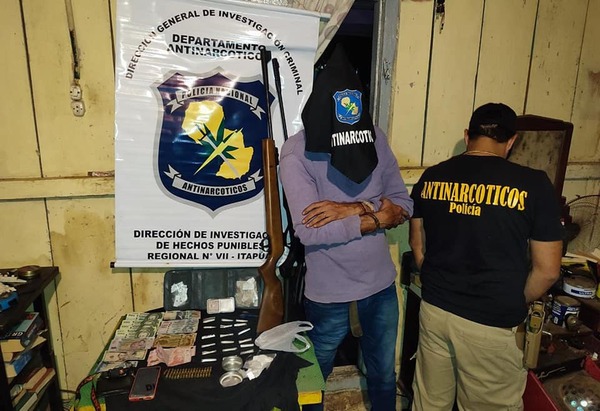 Detienen a presunto microtraficante en Encarnación