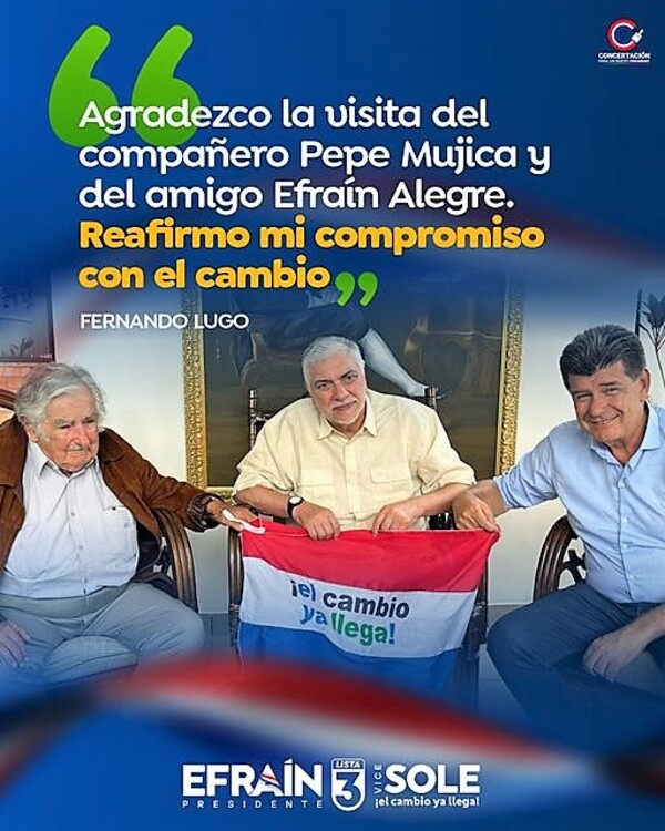 Referentes del luguismo repudian el “truco sucio” electoral de Efraín para aprovecharse de la visita de Pepe Mujica – La Mira Digital