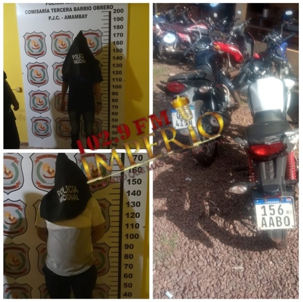Dos detenidos con motos indocumentadas y en estado etílico tras forcejear con policías - Radio Imperio