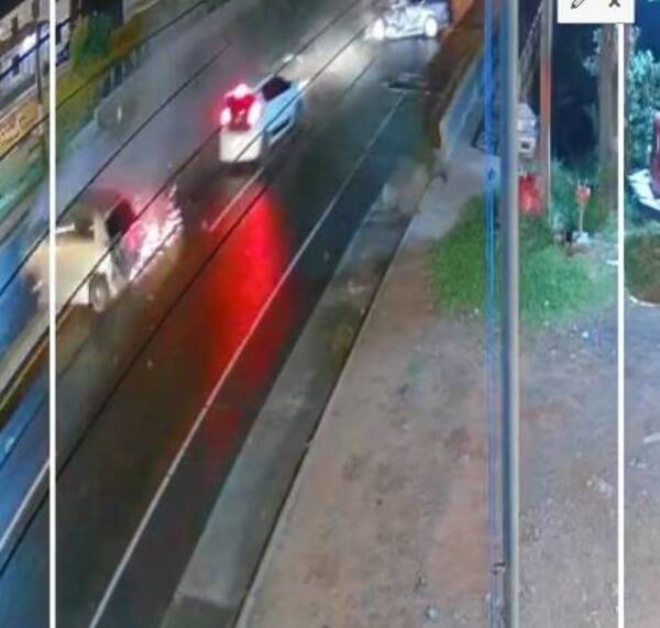[VIDEO] Feroz accidente sobre Acceso Sur deja varios heridos y daños materiales