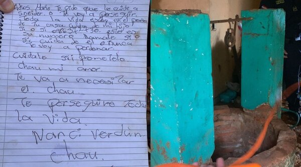 Diario HOY | ¿Feminicidio o suicidio?: hallan el cuerpo de una mujer dentro de un pozo